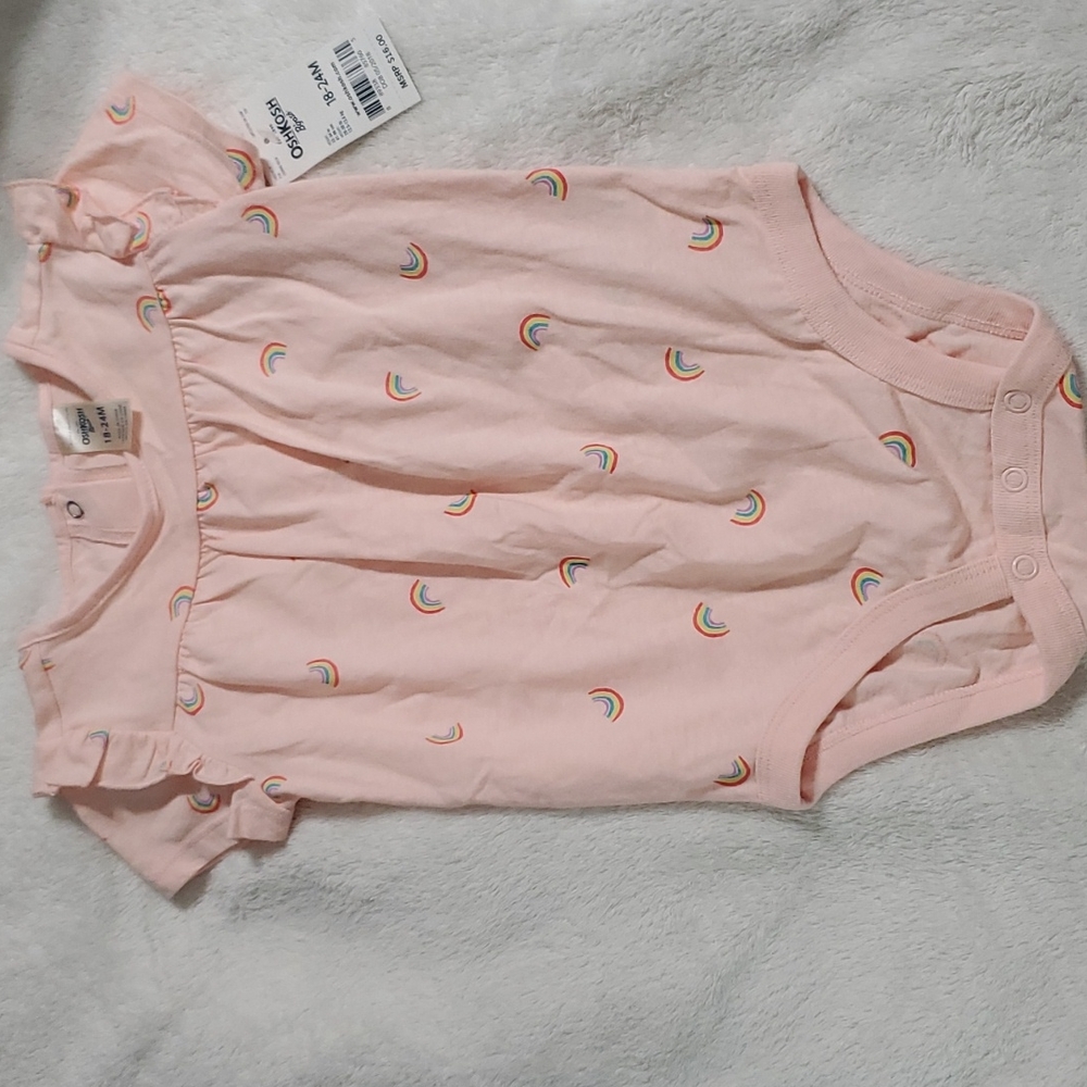 Oshkosh B'Gosh Rainbow Onsie NWT